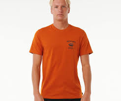 Camiseta Rip Curl Search Trip Tee - Orange Amber