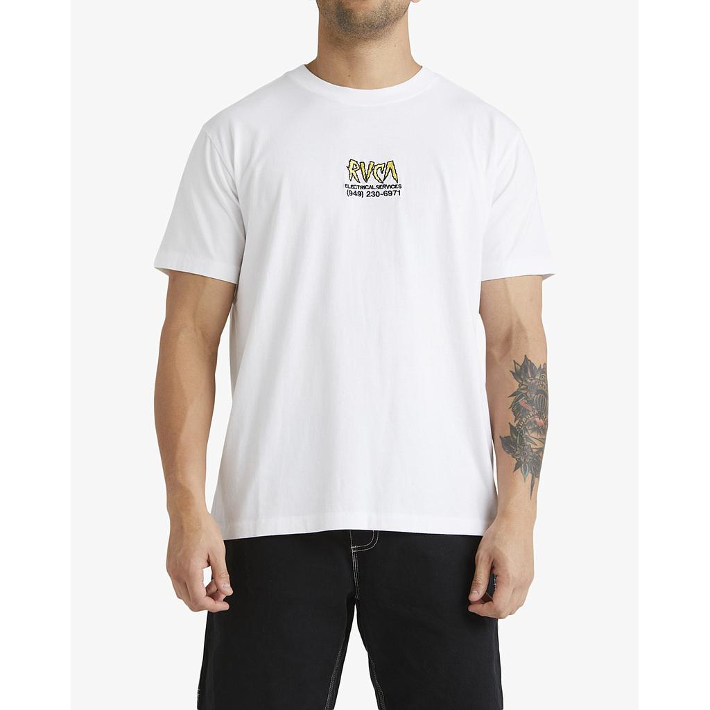 Camiseta RVCA Electrical - White