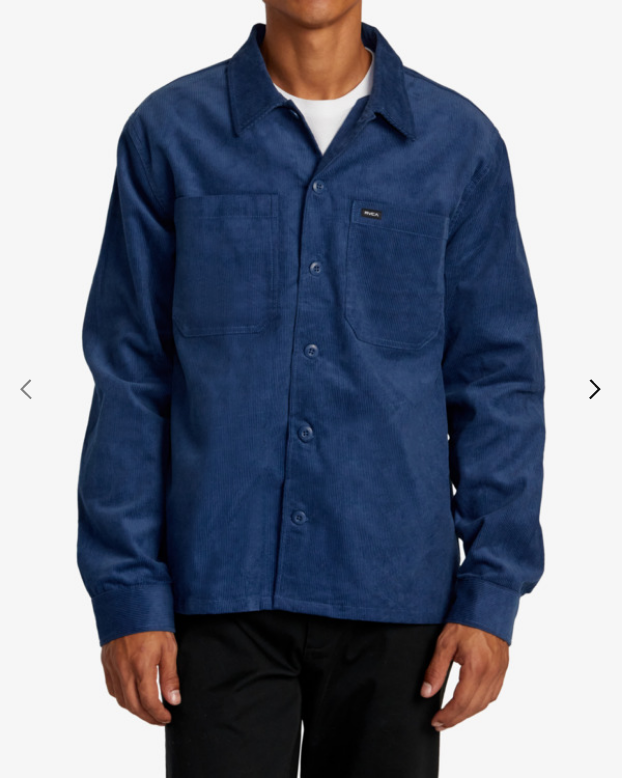 Sobrecamisa RVCA Americana Corduroy - Dark Denim