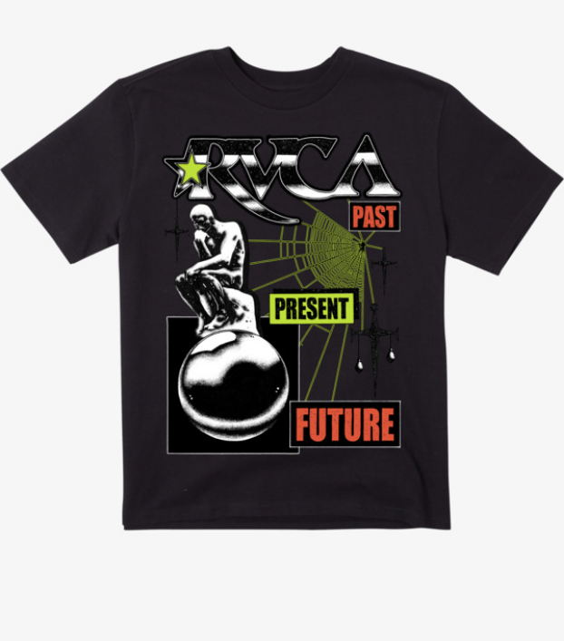 Camiseta RVCA Web Poster - Black