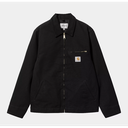 Chaqueta Carhartt WIP Detroit - Black/Black Rinsed (Sin Forro)