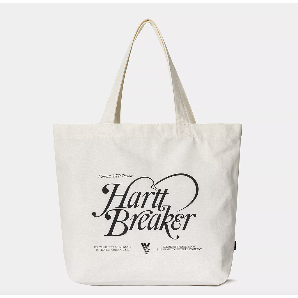Bolso Carhartt Wip Canvas Graphic Tote - Harttbreaker Print/Wax