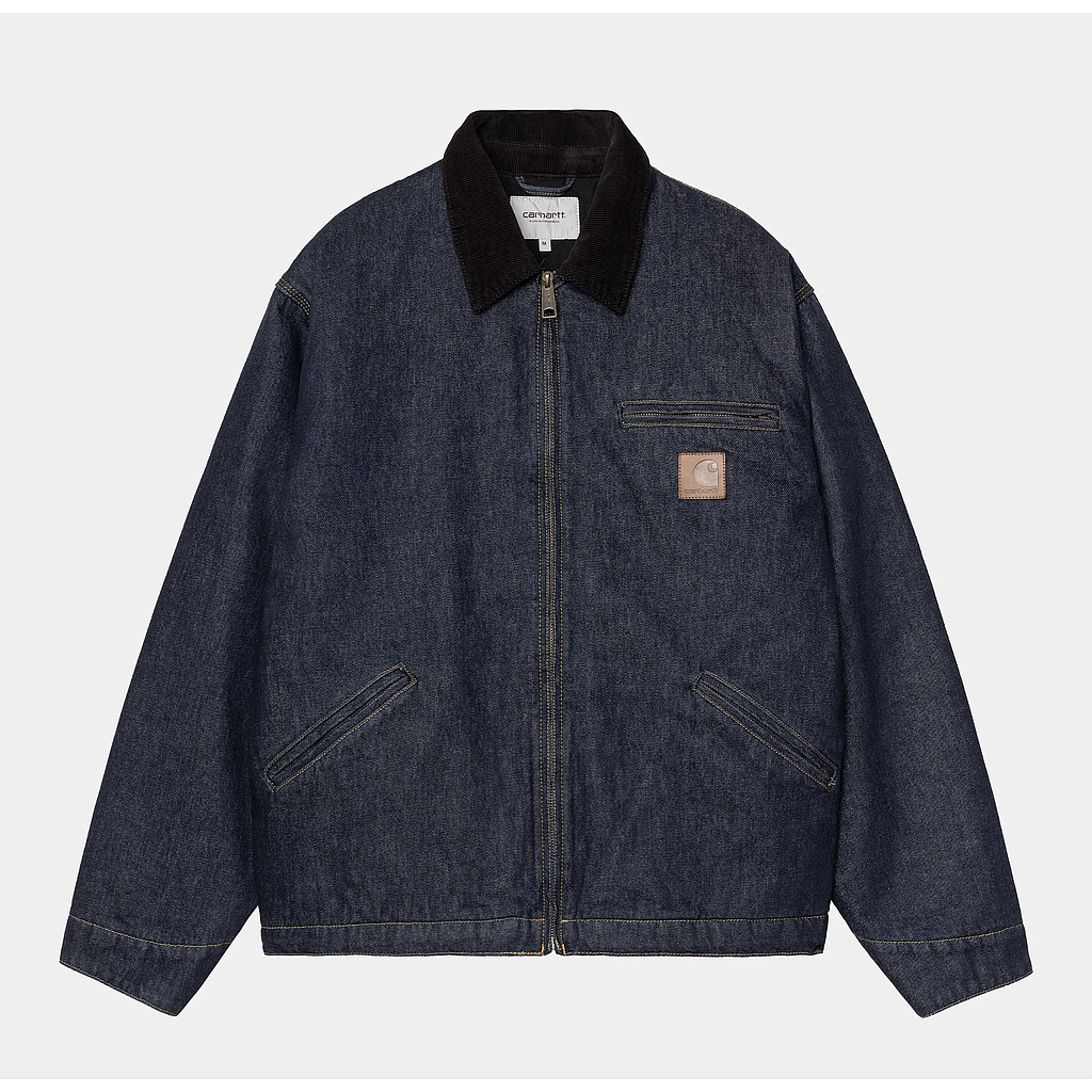 Chaqueta Carhartt WIP OG Detroit - Blue/Black (Rinsed)