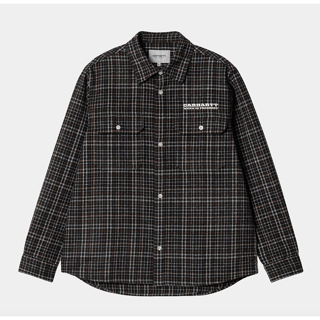 Sobrecamisa Carhartt WIP Runaway Millett - Millet Check, Black/Wax