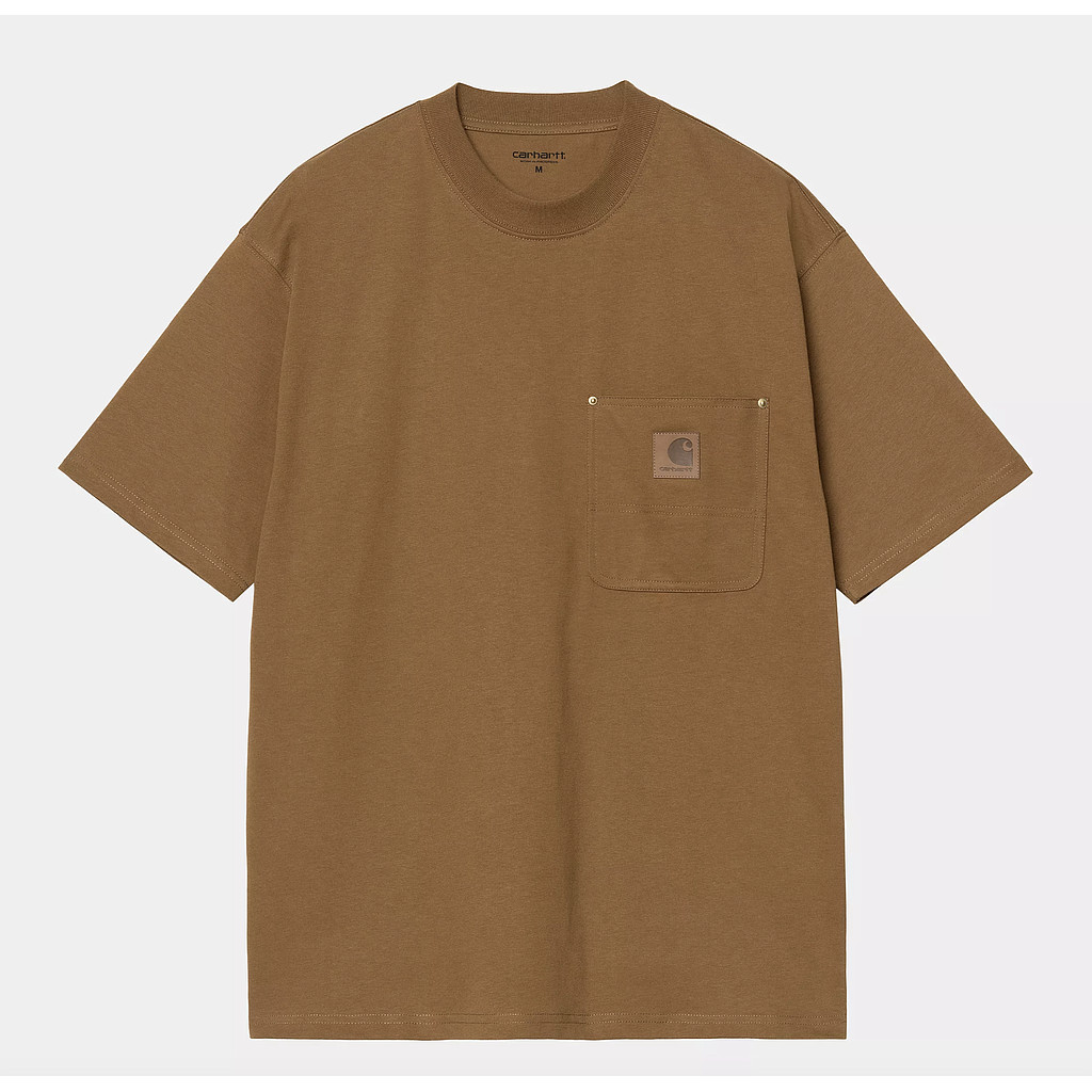 Camiseta Carhartt WIP Eldon Pocket - Hamilton Brown