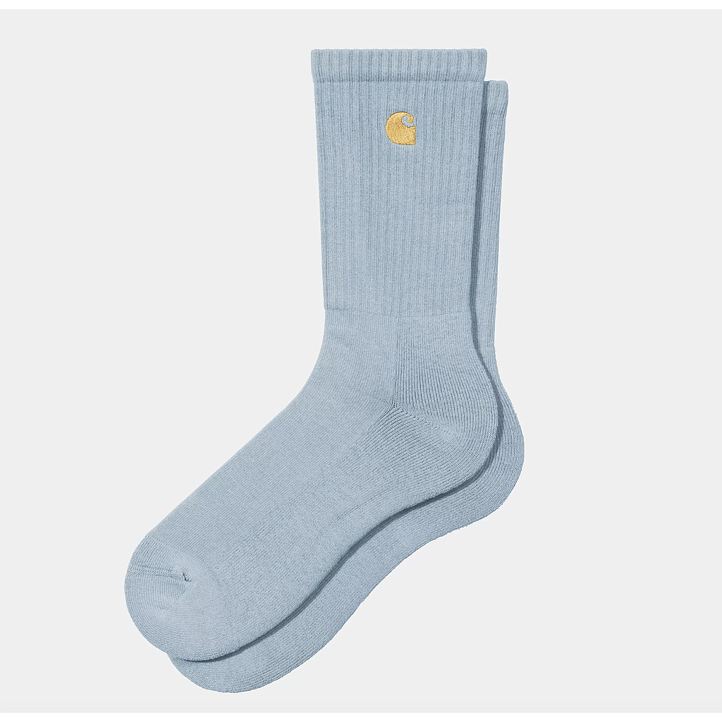 Calcetines Carhartt WIP Chase - Frosted Blue/Gold