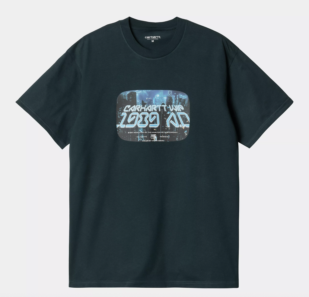 Camiseta Carhartt WIP Greatest Flicks - Deep Lagoon