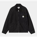 Chaqueta Carhartt WIP OG Detroit (Dearborn Canvas) - Black/Black (Aged Canvas)