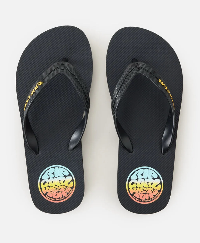 Chanclas Rip Curl Wetty Fade Bloom - Black