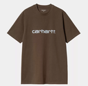 Camiseta Carhartt WIP Script - Liberica/Air Sky