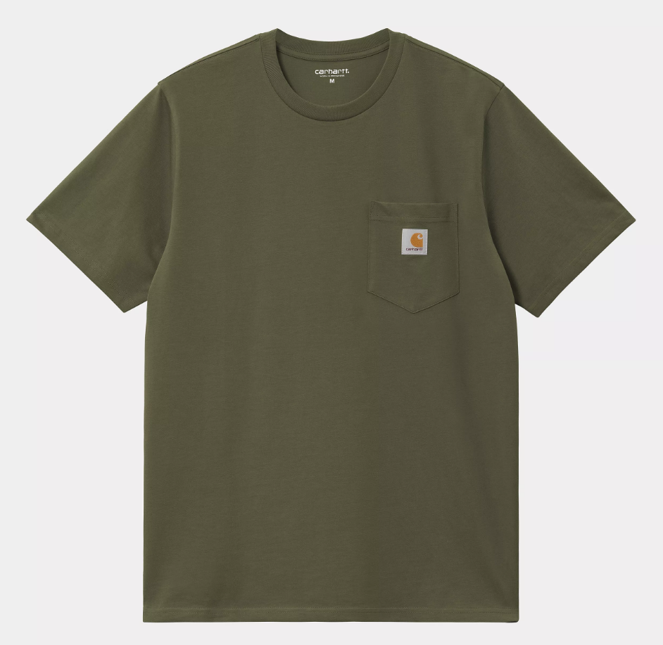 Camiseta Carhartt WIP Pocket - Dollar Green