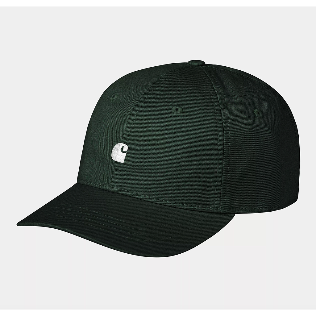 Gorra Carhartt WIP Madison Logo - Conifer/White