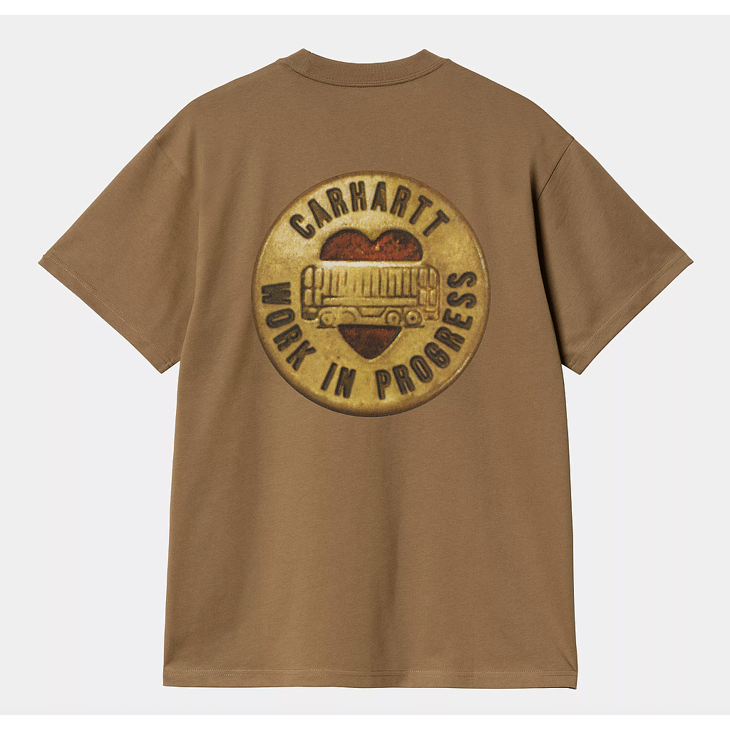 Camiseta Carhartt WIP Button - Hamilton Brown