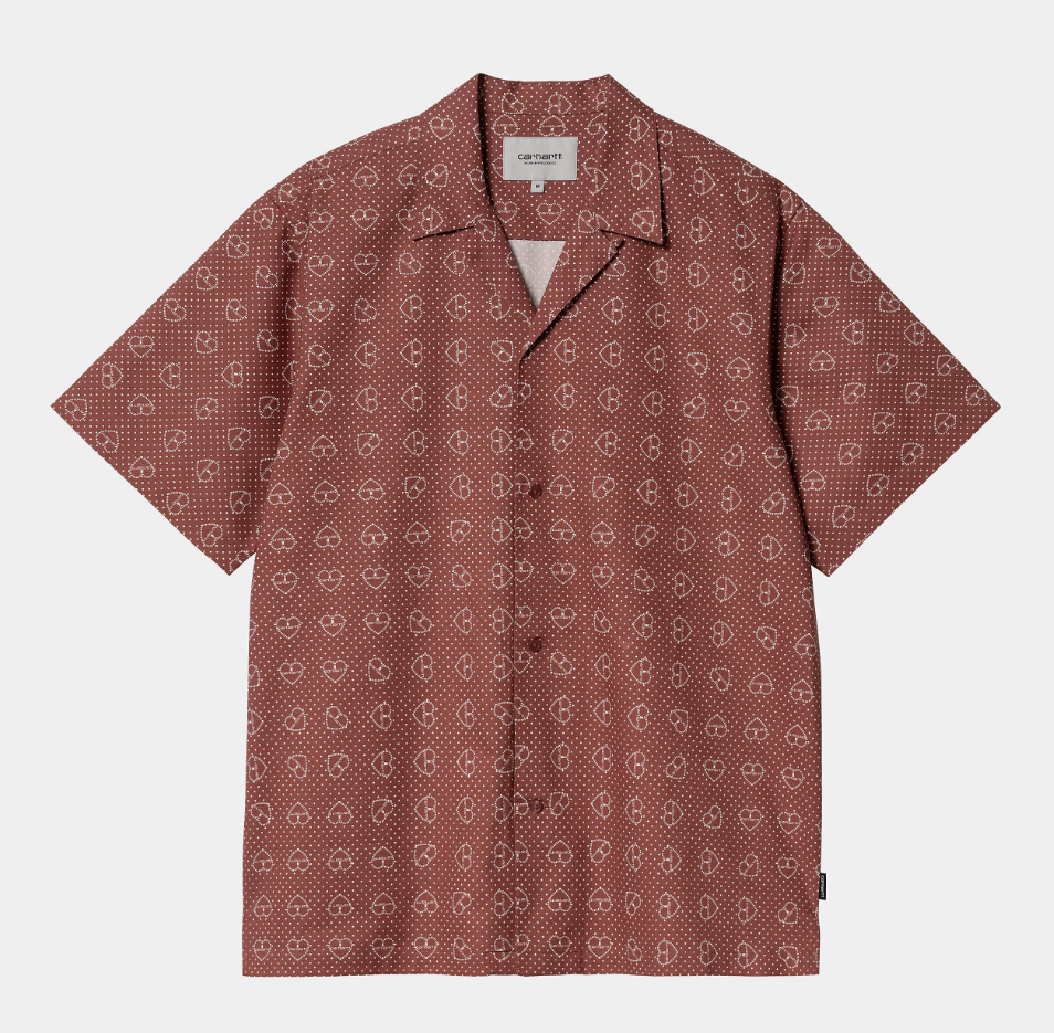 Camisa Carhartt WIP Furoshiki Print - Henna