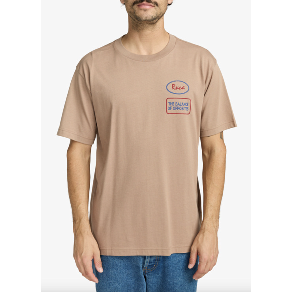 Camiseta RVCA Logo - Sonora Brown (CME0)
