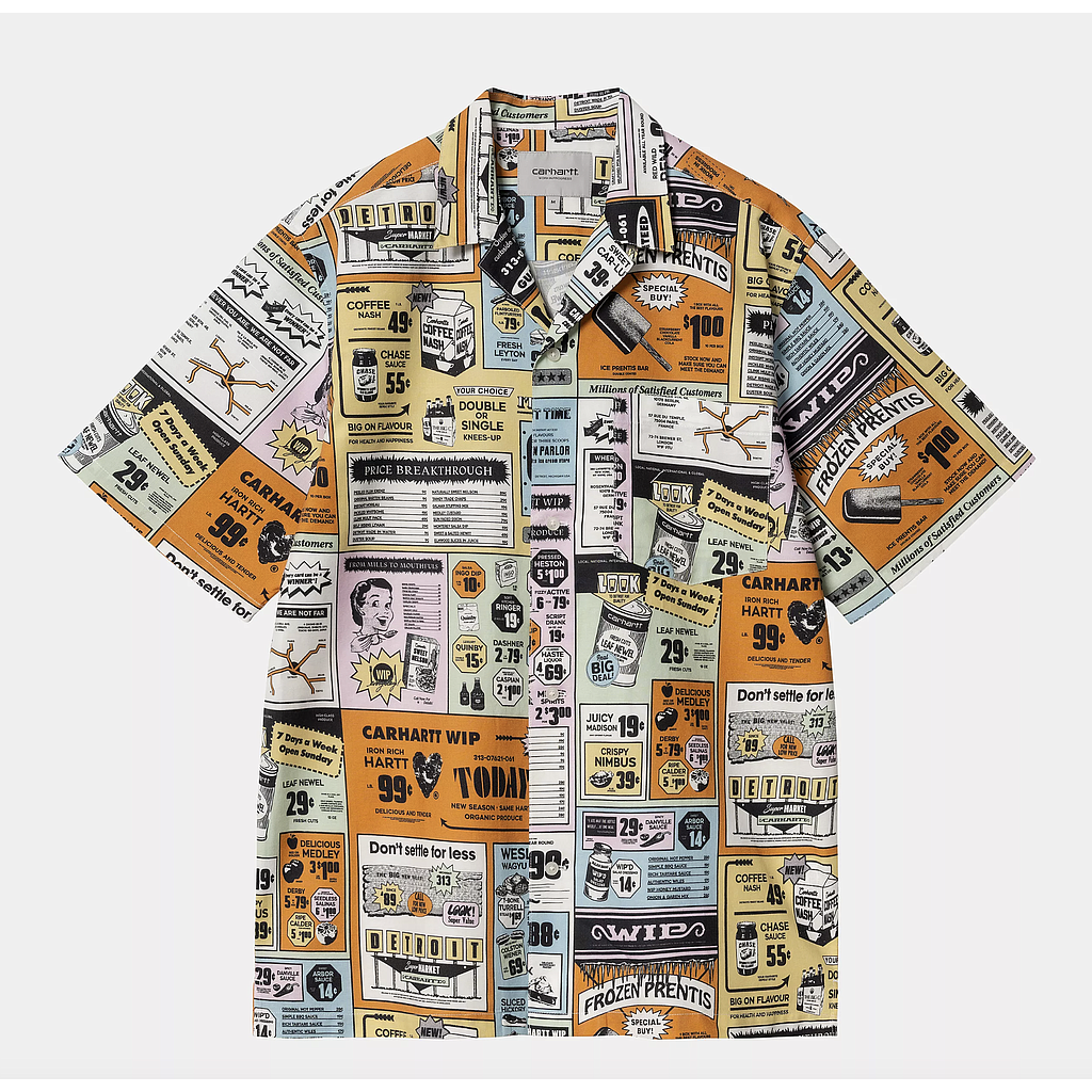 Camisa Carhartt WIP Catalogue - Catalogue Print/Hue
