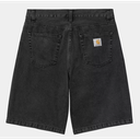 Pantalón Corto Carhartt WIP Landon - Black (Stone Washed)