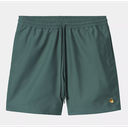 Bañador Carhartt WIP Chase Swim - Rainforest/Gold