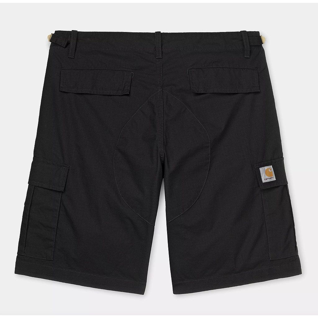 Pantalón Corto Carhartt WIP Aviation - Black (rinsed)