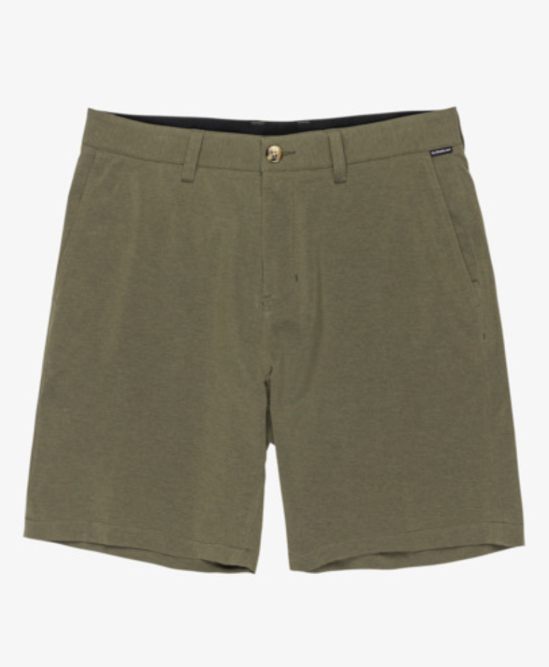 Pantalón Corto Híbrido Quiksilver Union Heather Amph 19" - Grape Leaf (Cre0)