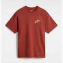 Camiseta Vans Brush Script - Red Ochre