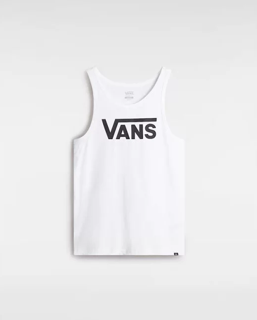 Camiseta Vans Classic Tank - White/Black