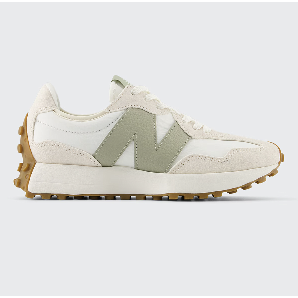 Zapatillas New Balance 327FTB - Linen con Sea Salt y Olivine