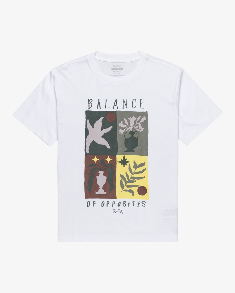Camiseta RVCA Nature Display - White