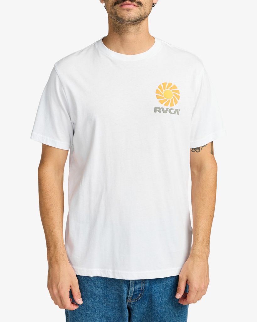 Camiseta RVCA Sun Phase - White