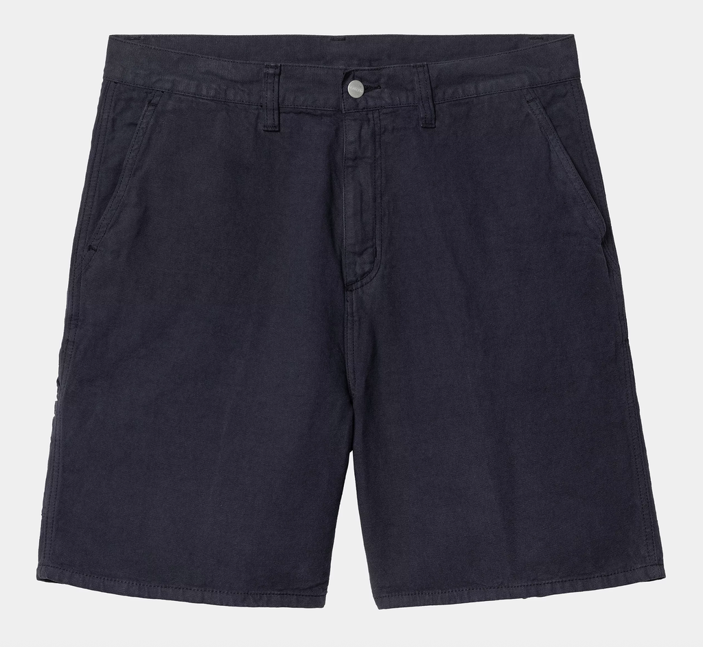 Pantalón Corto Carhartt WIP Walter Single Knee - Dark Navy (garment dyed)