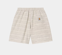 Pantalón Corto Carhartt WIP Gellar - Gellar Stripe/Wax (rinsed)
