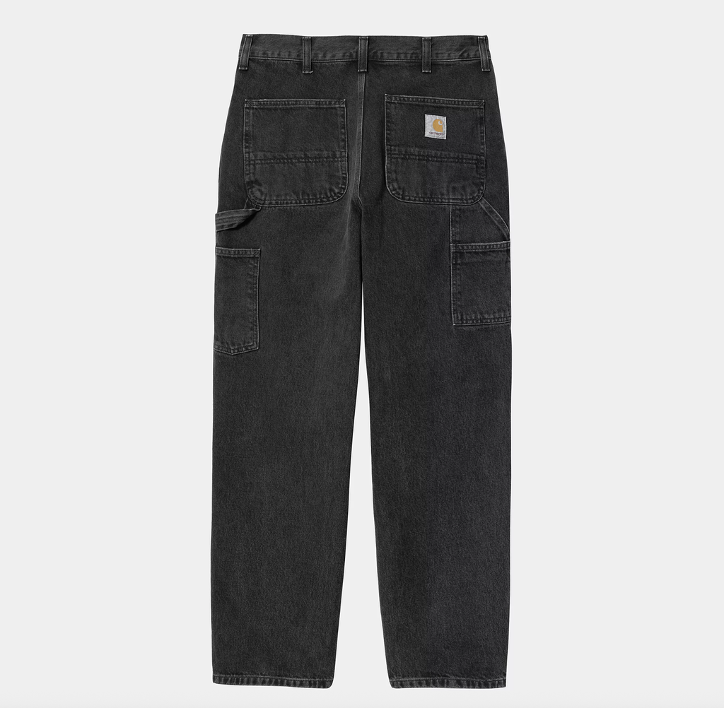 Pantalón Vaquero Carhartt WIP Single Knee Pant - Black (stone washed)