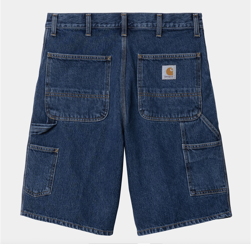 Pantalón Corto Carhartt WIP Single Knee - Blue (stone washed)
