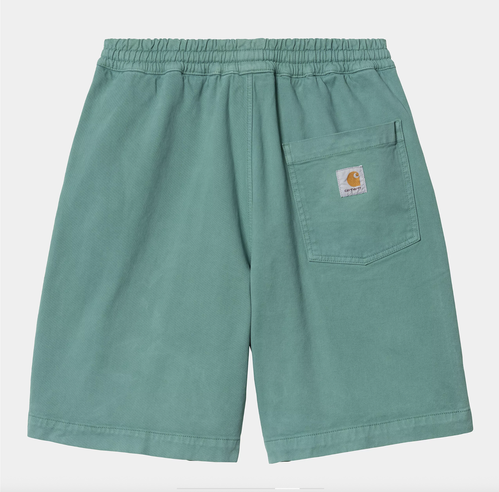 Pantalón Corto Carhartt WIP Floyde - Saguaro (garment dyed)