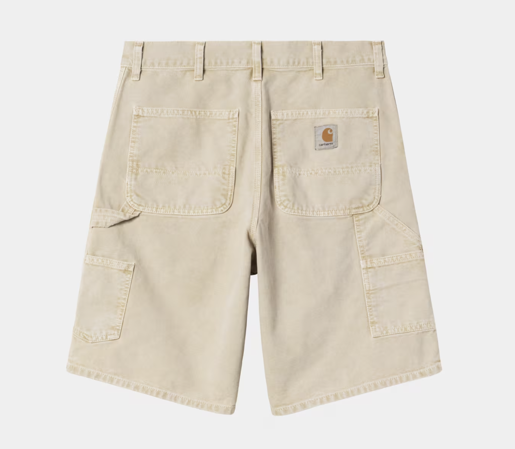 Pantalón Corto Carhartt WIP Single Knee - Dusty H Brown (chalk wash)