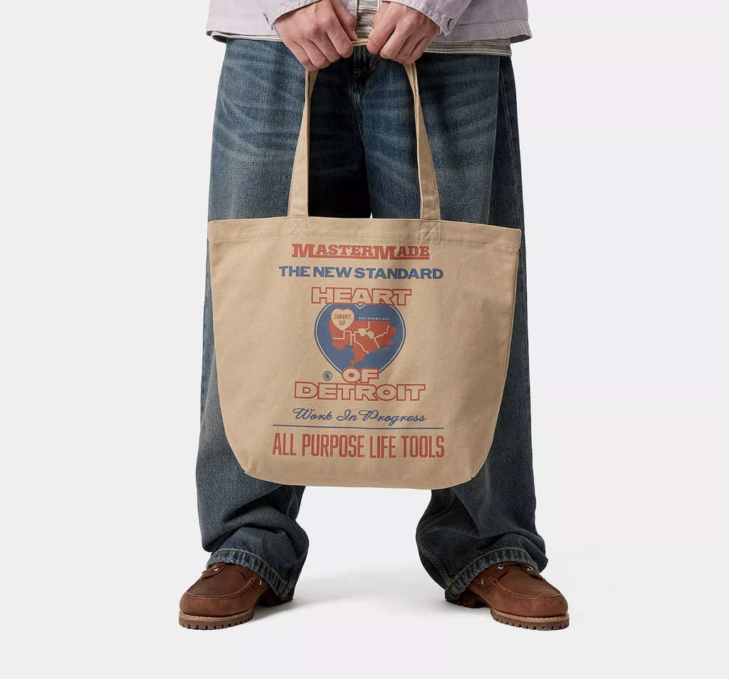 Bolso Tote Carhartt WIP Canvas Graphic - Arcan Print/Dusty H Brown