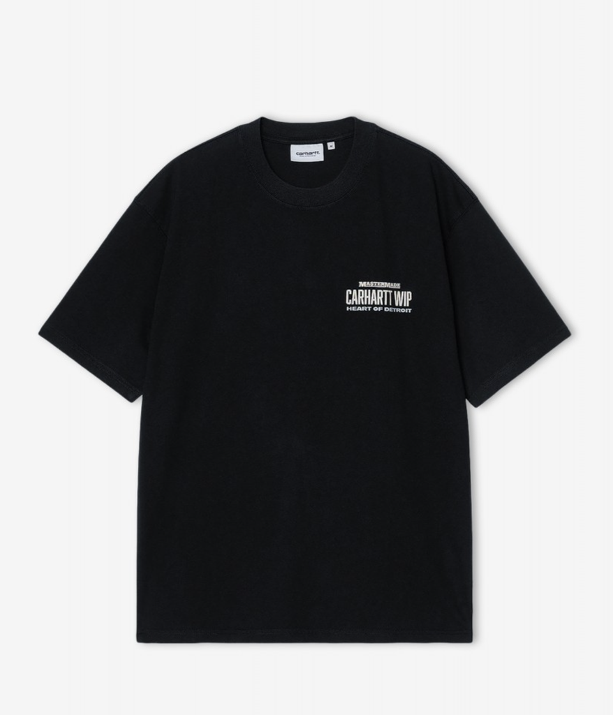 Camiseta Carhartt WIP S/S Arcan - Black (heavy stone wash)