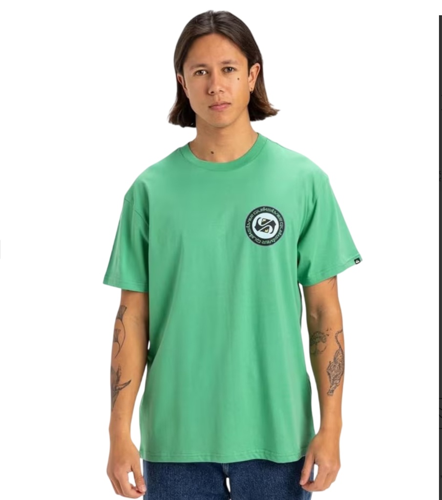 Camiseta Quiksilver Circle - Verde
