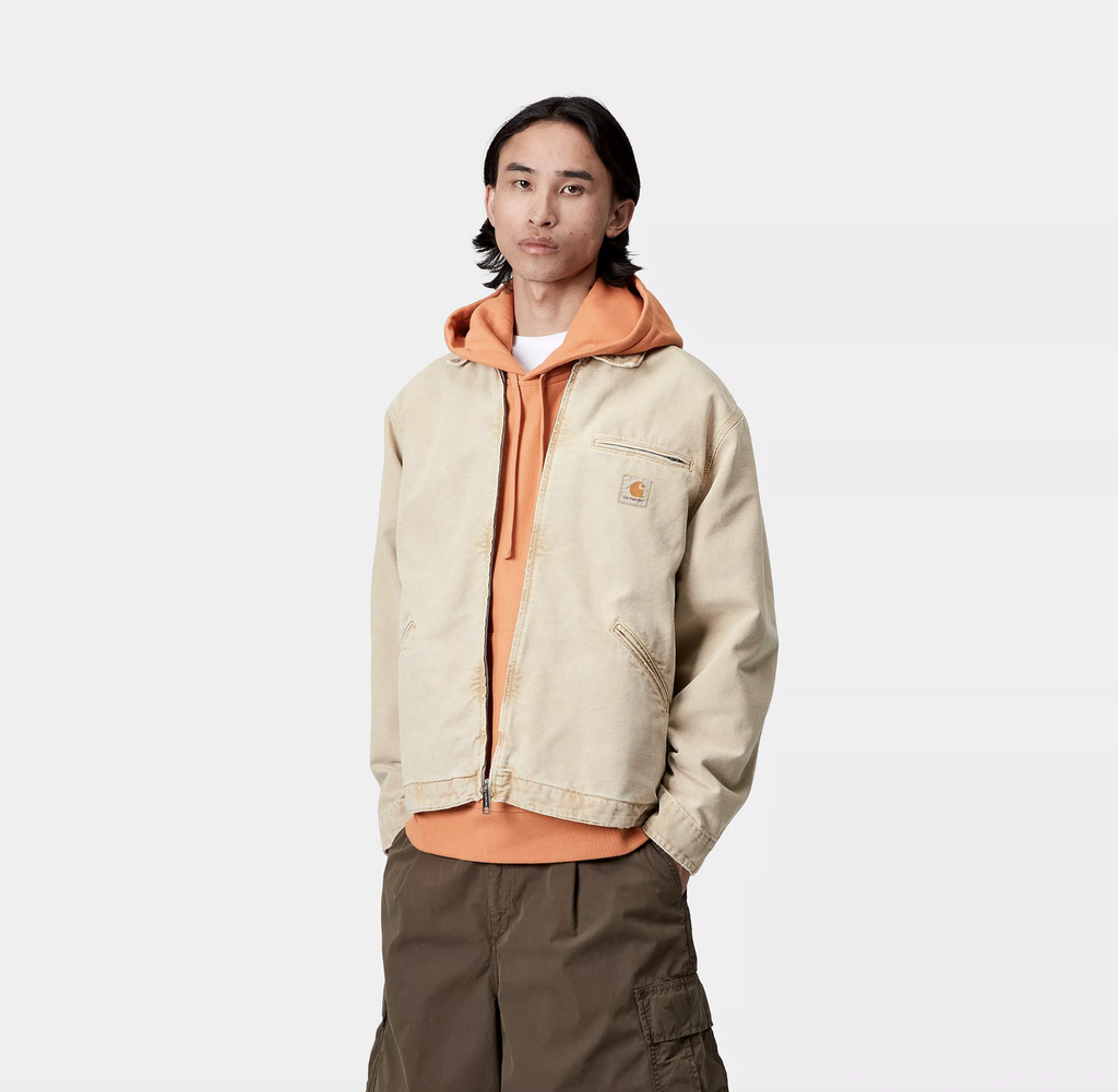 Chaqueta Carhartt WIP OG Detroit - Dusty H Brown/Dusty H Brown (Chalk Wash)