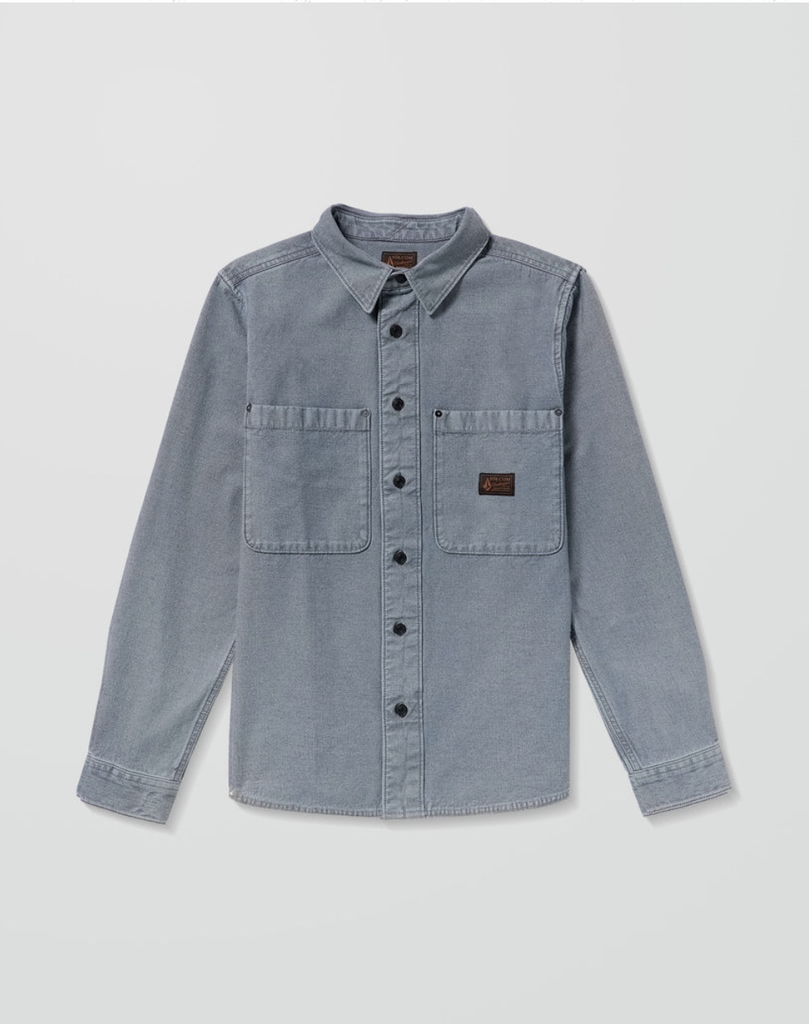 Camisa Volcom Levelstone - Blue Wash