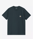 Camiseta Carhartt WIP Pocket - Deep Lagoon