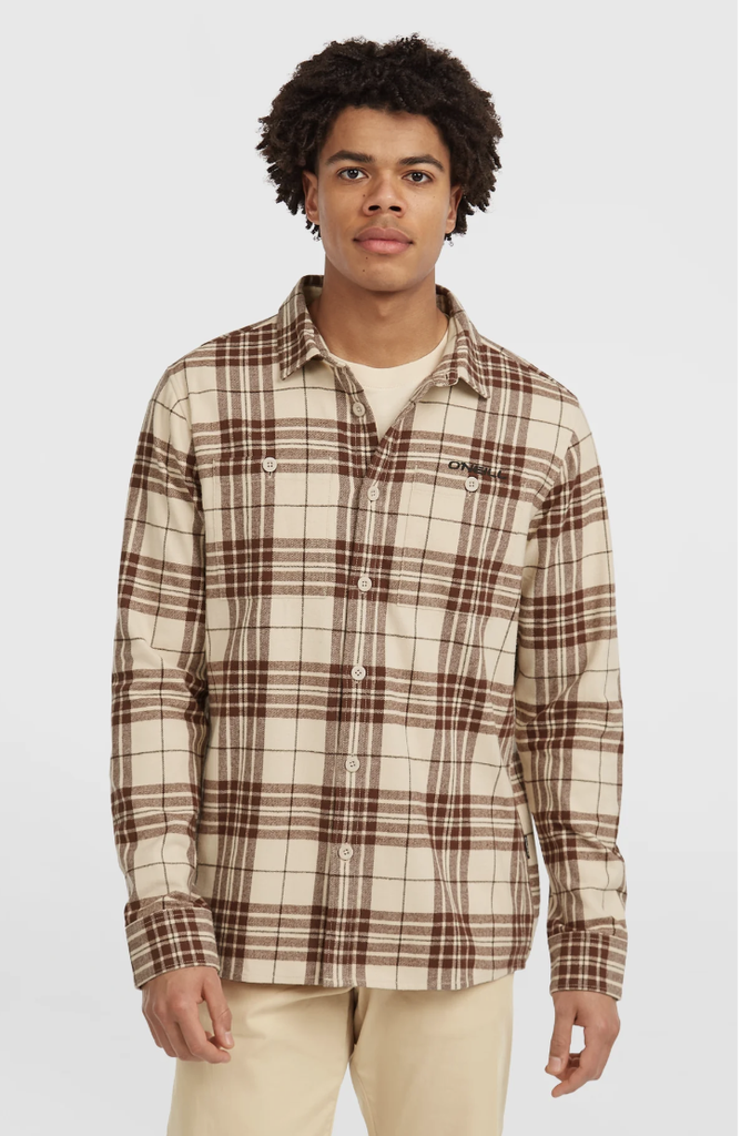Camisa Franela O'neill Must-Have - Beige Flannel Check