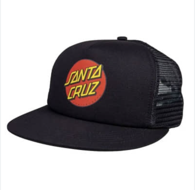 Gorra Santa Cruz Classic Dot Mesh - Black/Black