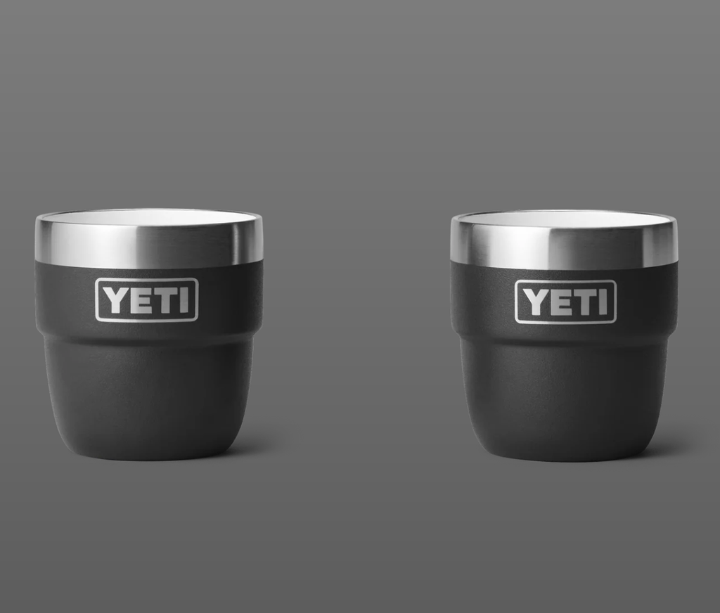 Vasos de Espresso Apilables Yeti Rambler 4 oz (118 ml) - Black