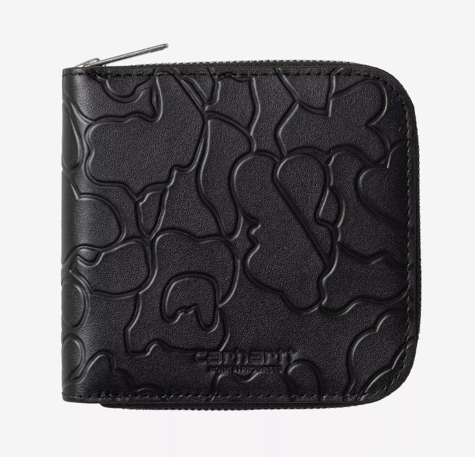 Cartera Carhartt WIP Camo Duck - Black/Black