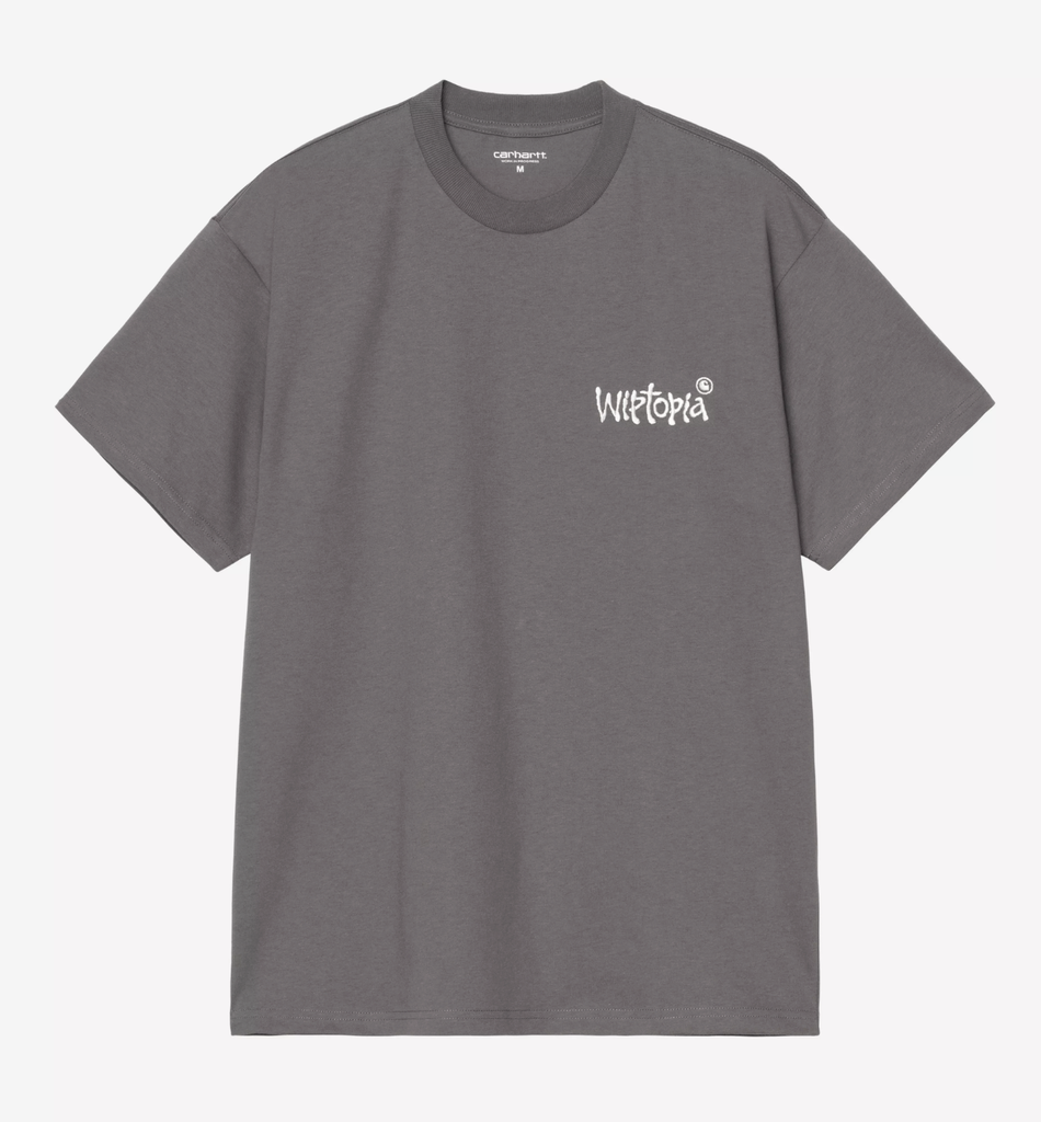 Camiseta Carhartt WIP Wiptopia Script - Porphyry/Wax