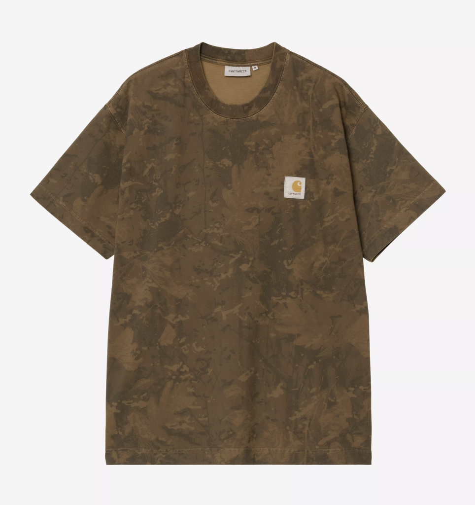 Camiseta Carhartt WIP Camo Combi - Camo Combi/Green/Hamilton Brown (Garment dyed)