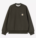 Sudadera Carhartt WIP Detroit - Olive (Stone washed)