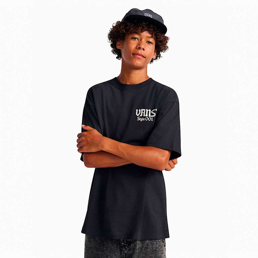 Camiseta Vans Stacked Hi - Black