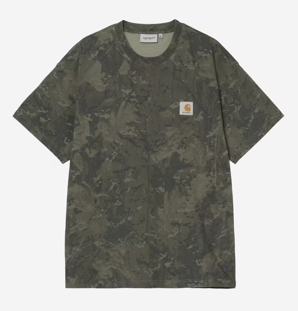 Camiseta Carhartt WIP Camo Combi - Camo Combi/Green /Olive (Garment dyed)